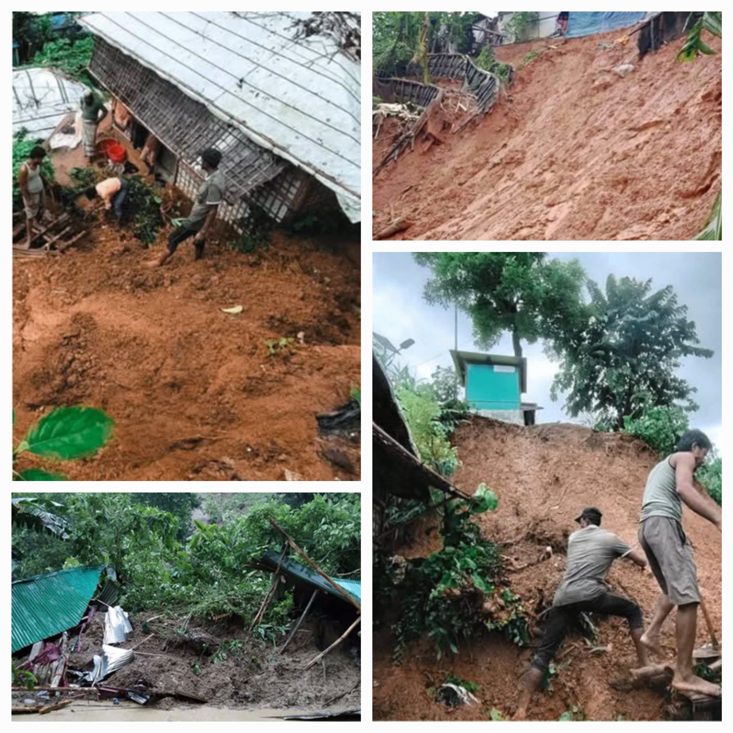কক্সবাজারে ভারী বর্ষণে পাহাড়ধসে ৯ জনের মর্মান্তিক মৃত্যু: নিহতের মধ্যে ৭ শিশুই ও নারী