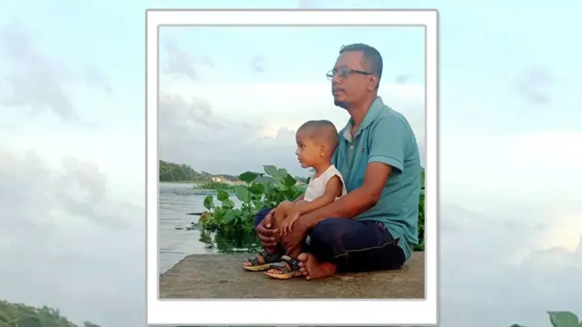 স্ত্রীর মৃত্যুর শোক না কাটতেই পুকুরে ডুবে প্রাণ গেল ছেলের