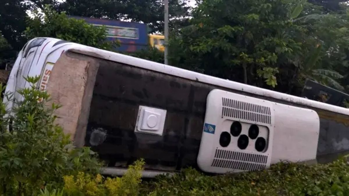 কুমিল্লায় বাস খাদে পড়ে মেডিকেল কলেজের ২০ শিক্ষার্থী আহত