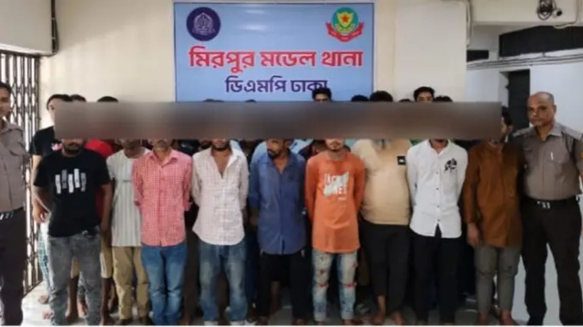 মিরপুরের অপরাধপ্রবণ এলাকায় পুলিশের অভিযান, গ্রেফতার ১৩৯