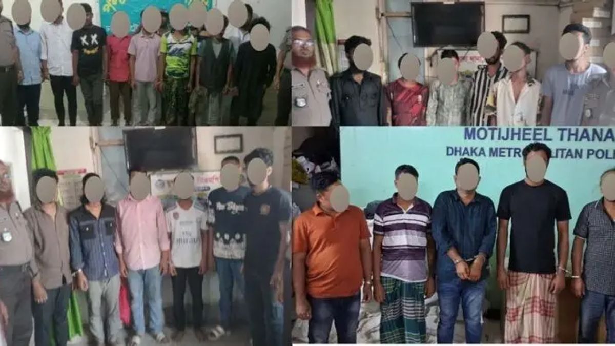 ডিএমপির মতিঝিল বিভাগে পুলিশের অভিযানে গ্রেফতার ৫০