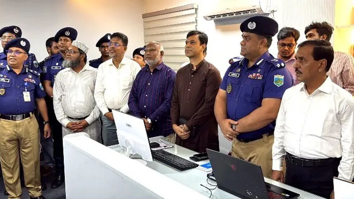 নওগাঁয় এআই ক্যামেরায় নজরদারি চালু