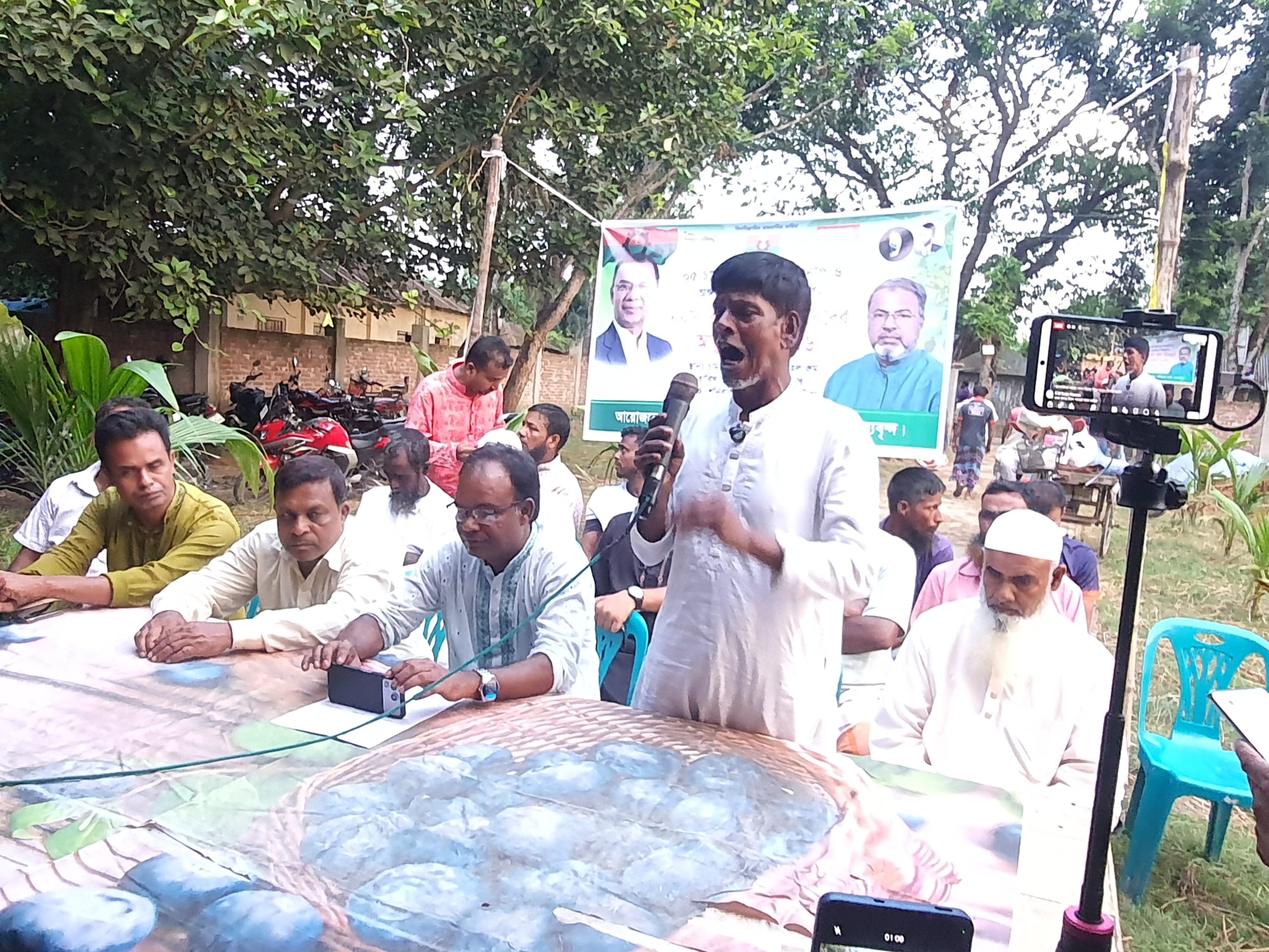 সিংড়ার চামারীতে বিএনপির নবীন-প্রবীণ ঐক্য পরিষদের সমাবেশ, নির্বাচনে চার নেতাকে সমর্থন