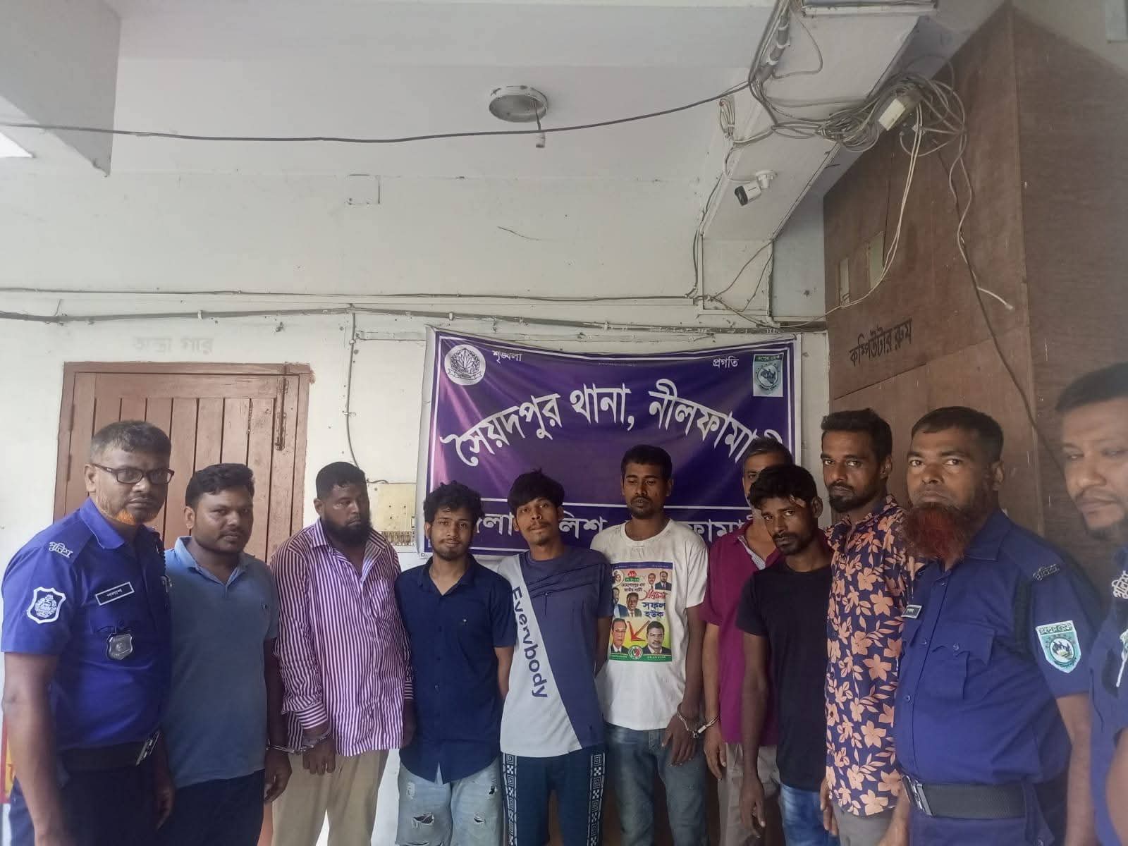 সৈয়দপুরে পুলিশের বিশেষ অভিযান: ৪৮ ঘণ্টায় ১২ মাদক কারবারি গ্রেফতার