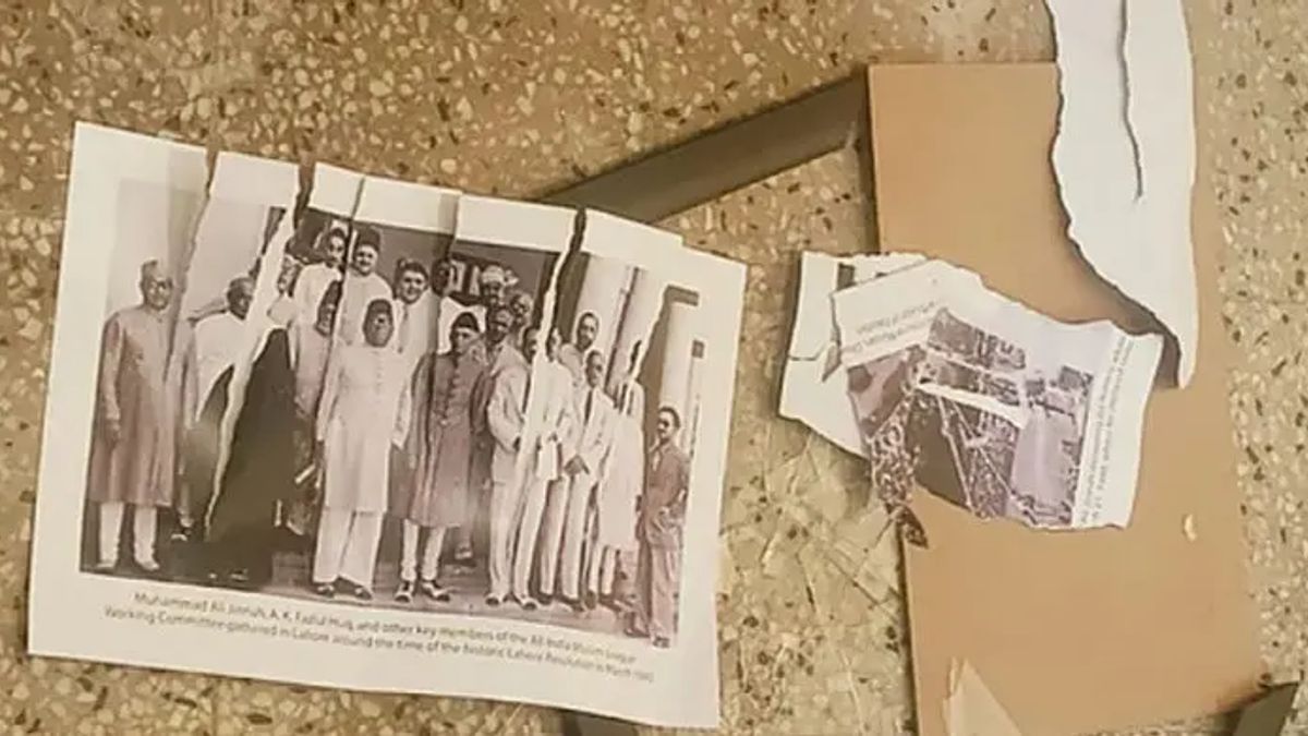 জিন্নাহর ছবি ছেঁড়ার ঘটনায় তৈয়ব হাবিলদারকে ‘গণ্ডমূর্খ’ বললেন জুমা