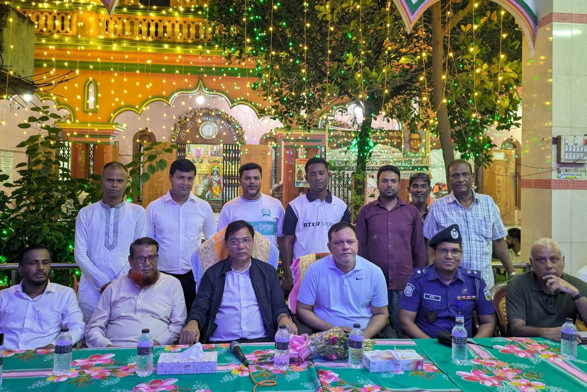 শেরপুরে মা ভবতারা মন্দির পরিদর্শন করলেন পর্যটনমন্ত্রী এম. রশিদুজ্জামান মিল্লাত