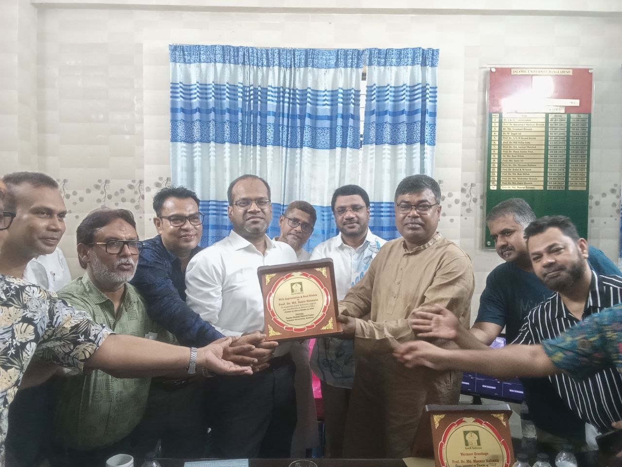 ইসলামী বিশ্ববিদ্যালয়ের টিএসসিসির নতুন পরিচালকের দায়িত্ব গ্রহণ